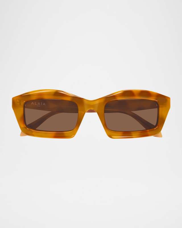 Rectangle Acetate Sunglasses